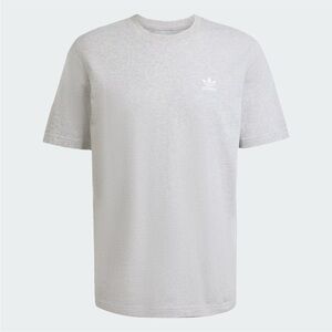Adidas Light Gray Trefoil Essentials Short Sleeve Tee